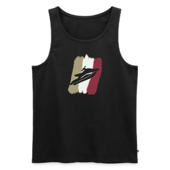 Wassersport Jet Ski - Männer Premium Bio Tank Top - Schwarz - Vorne - Michal (187cm)