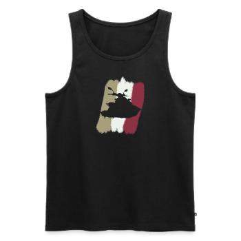 Water Sports Boat Jet Ski - Men's Premium Organic Tank Top - black - Front - AI Model Male 178 light (178cm)