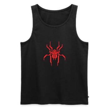 Spider Cyber Sigil Awesome Cybersigilism For Cyber - Men's Premium Organic Tank Top - black - Front - AI Model Male 178 light (178cm)