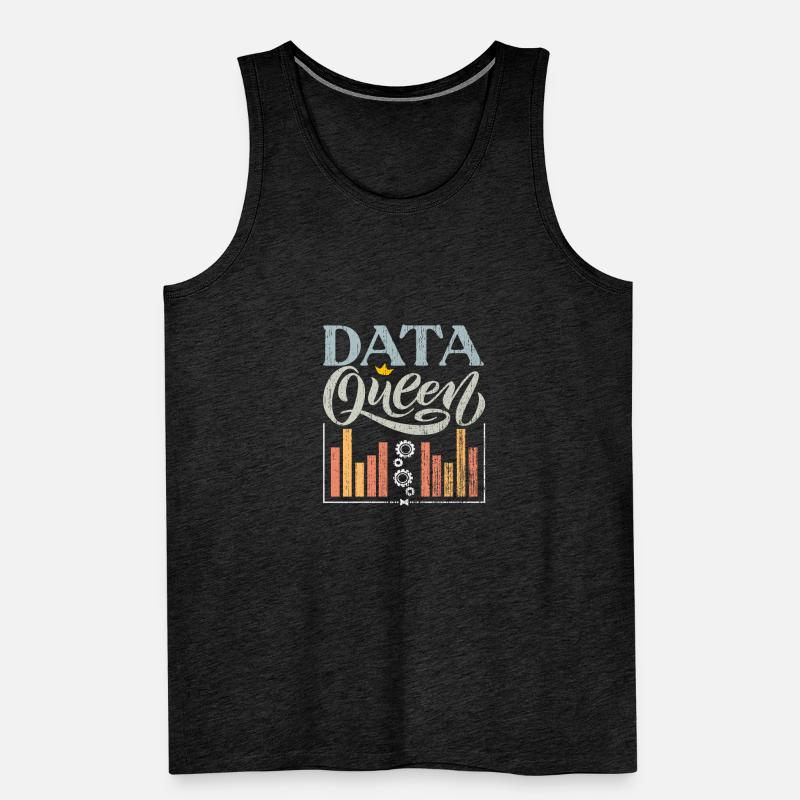 Awesome Data Queen Deep Learning Un scientifique des données Débardeur bio Premium Homme