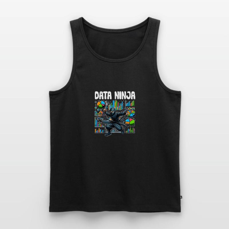 Data Ninja Funny Data Science Deep Learning For Männer Premium Bio Tank Top