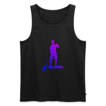 Sup Standup Paddling Standup Paddleboard Standup P - Männer Premium Bio Tank Top - Schwarz - Vorne - AI Model Male 178 light (178cm)