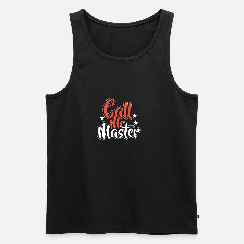 Master bestanden Abschluss Promotion Sponsion Uni - Männer Premium Bio Tank Top - Schwarz