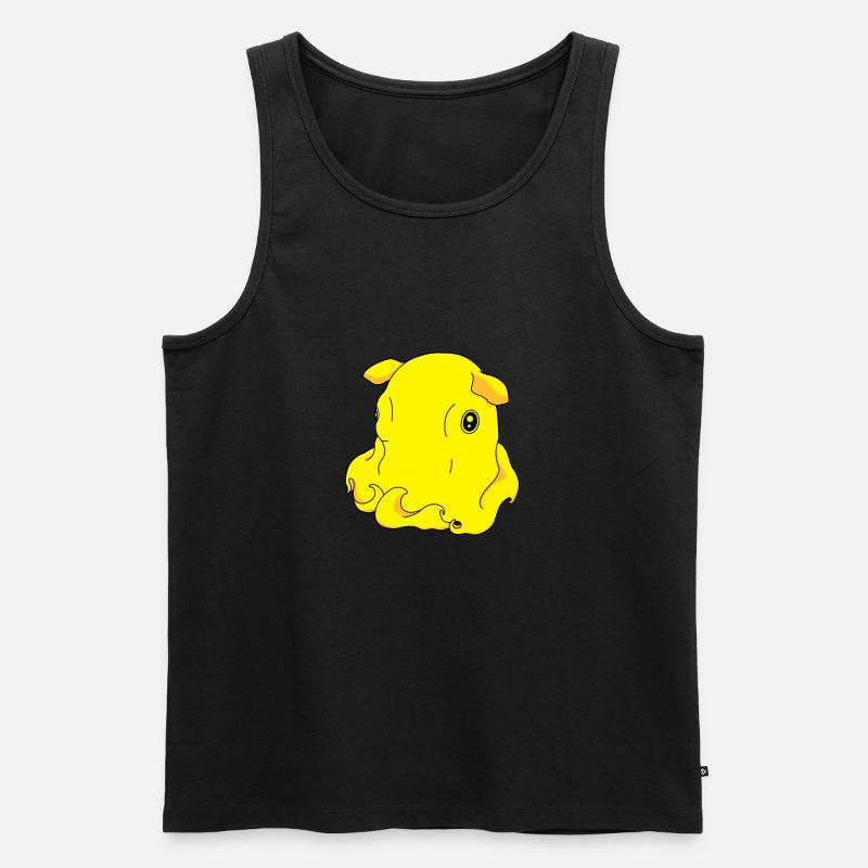 Krake Elefanten kraken - Männer Premium Bio Tank Top - Schwarz