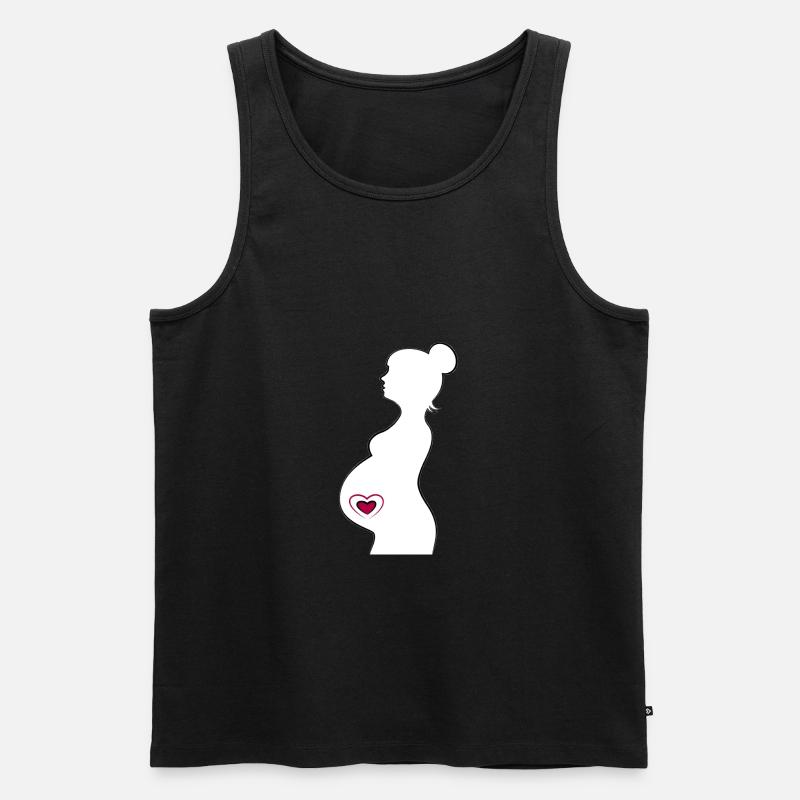 Mutter, die zukunftsbewegt - Männer Premium Bio Tank Top - Schwarz