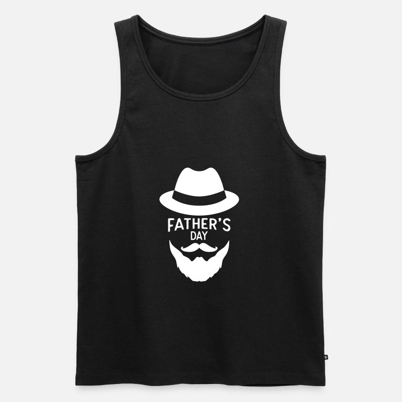 Father's Day - Männer Premium Bio Tank Top - Schwarz