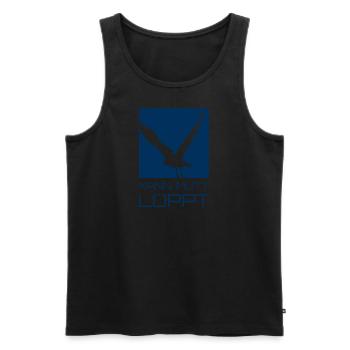 kann mutt löppt - Männer Premium Bio Tank Top - Schwarz - Vorne - Michal (187cm)