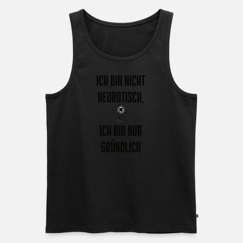 Spruch 10 - Männer Premium Bio Tank Top - Schwarz