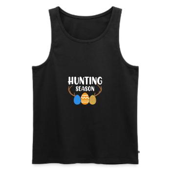 Süße Osterei Jagdsaison Jungen Mädchen Kinder - Männer Premium Bio Tank Top - Schwarz - Vorne - Michal (187cm)