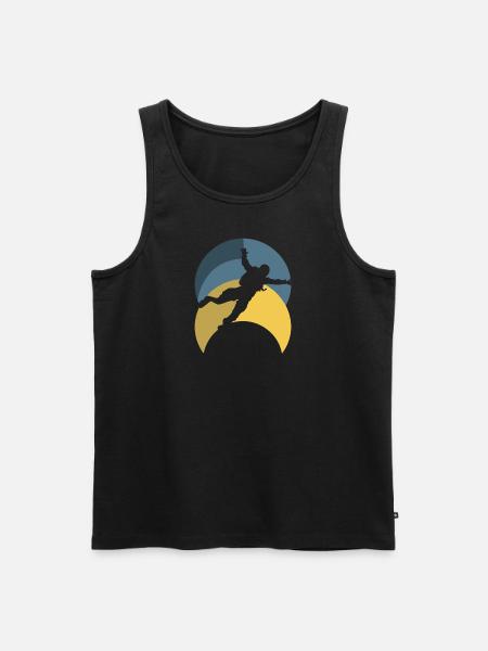 Skydive Adrenalin Base Jumping - Men's Premium Organic Tank Top - black