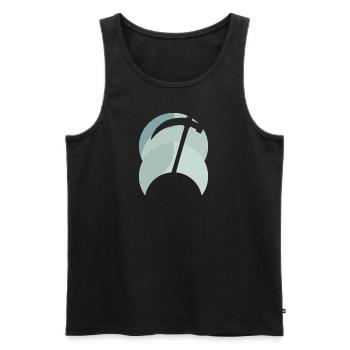 Bergbau Bergarbeiter Kohle - Männer Premium Bio Tank Top - Schwarz - Vorne - Michal (187cm)