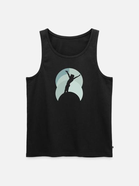 Gymnastics Handstand - Men's Premium Organic Tank Top - black