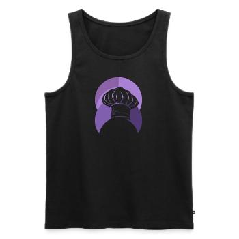 Chef Star Chef - Men's Premium Organic Tank Top - black - Front - AI Model Male 178 light (178cm)