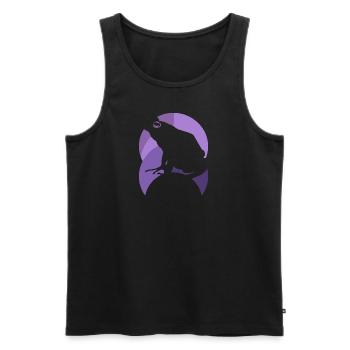 Amphibian Frog - Men's Premium Organic Tank Top - black - Front - Michal (187cm)