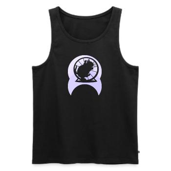 Hamster Nagetier Haustier - Männer Premium Bio Tank Top - Schwarz - Vorne - Michal (187cm)