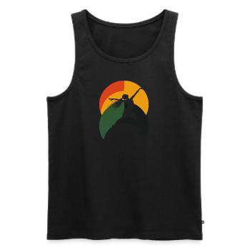 Gymnastics Gymnastics Training Gymnasts - Men's Premium Organic Tank Top - black - Front - Michal (187cm)