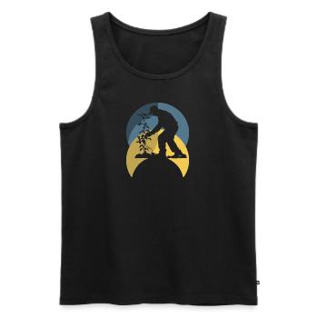 Gartenarbeit Gartenbau Garten - Männer Premium Bio Tank Top - Schwarz - Vorne - Michal (187cm)