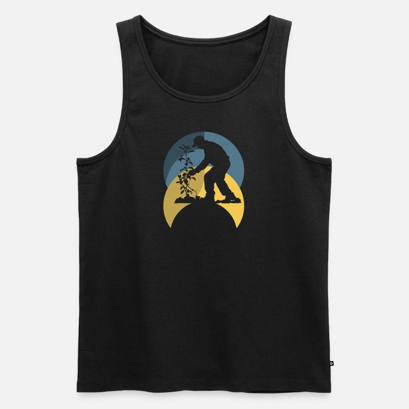 Gartenarbeit Gartenbau Garten - Männer Premium Bio Tank Top - Schwarz