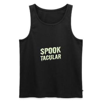 Halloween Shirt Spooktacular Costume Gift Tee - Débardeur bio Premium Homme - noir - Devant - Michal (187cm)
