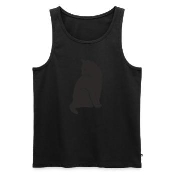 minou - Débardeur bio Premium Homme - noir - Devant - AI Model Male 178 light (178cm)