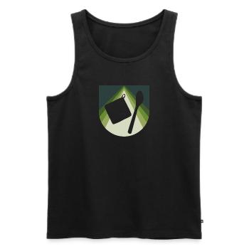 Bakery Bakery Bakery - Men's Premium Organic Tank Top - black - Front - Michal (187cm)