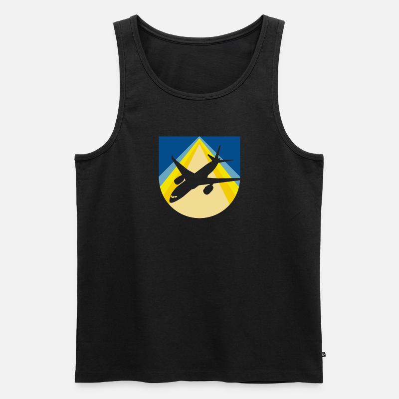 Luftfahrt Flieger - Männer Premium Bio Tank Top - undefined