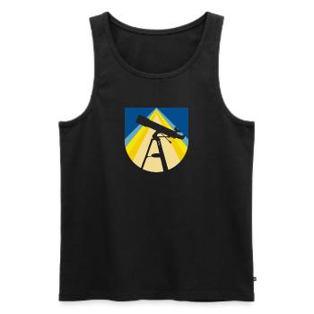 Physik Physiker - Männer Premium Bio Tank Top - Schwarz - Vorne - AI Model Male 178 light (178cm)