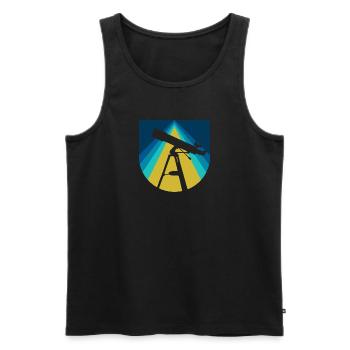 Astrophysics Celestial Bodies Celestial Bodies - Men's Premium Organic Tank Top - black - Front - AI Model Male 178 light (178cm)