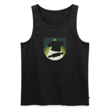 Backen Backen Bäcker Backwaren - Männer Premium Bio Tank Top - Schwarz - Vorne - AI Model Male 178 light (178cm)