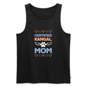 Kangal Mama certifié - Débardeur bio Premium Homme - noir - Devant - Michal (187cm)