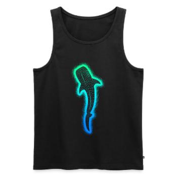 Requins-baleines Enfants Hommes Garçons Requin-baleine - Débardeur bio Premium Homme - noir - Devant - Michal (187cm)