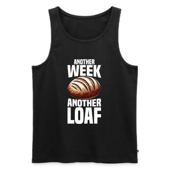 Sourdough Bread Bread Baking Sourdough Starter - Men's Premium Organic Tank Top - black - Front - AI Model Male 178 light (178cm)