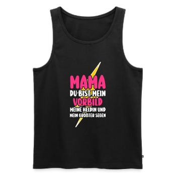 Mom Mother's Day Mom - Men's Premium Organic Tank Top - black - Front - Michal (187cm)