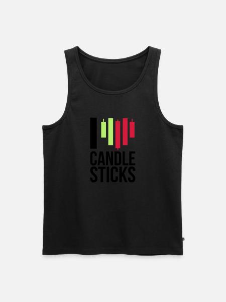 trading - Men's Premium Organic Tank Top - black