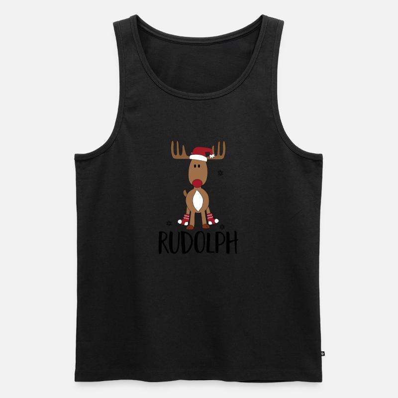 Weihnachten - Männer Premium Bio Tank Top - Schwarz