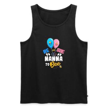 He or She Nana To Bee Best Grandma Ever - Männer Premium Bio Tank Top - Schwarz - Vorne - AI Model Male 178 light (178cm)