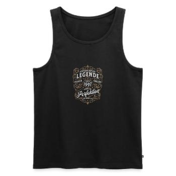 Geburtstag 26. Geburtstag Frau Mann 199/ Lustig - Männer Premium Bio Tank Top - Schwarz - Vorne - Michal (187cm)