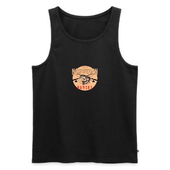 Angelurlaub Angeltour in Norwegen Namsos - Männer Premium Bio Tank Top - Schwarz - Vorne - Michal (187cm)