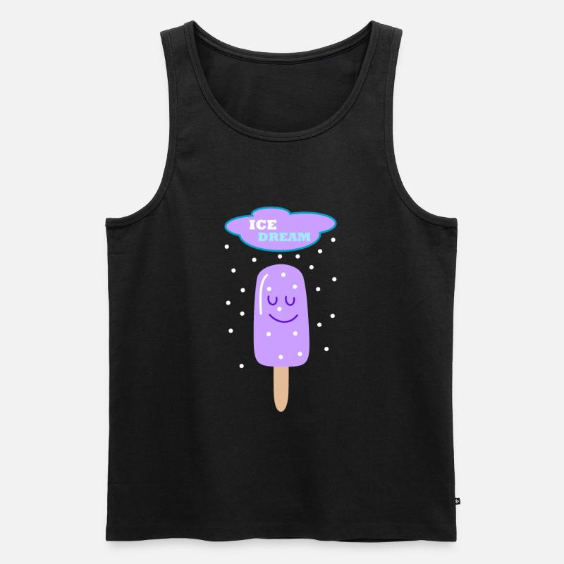 Eis Traum - Männer Premium Bio Tank Top - Schwarz