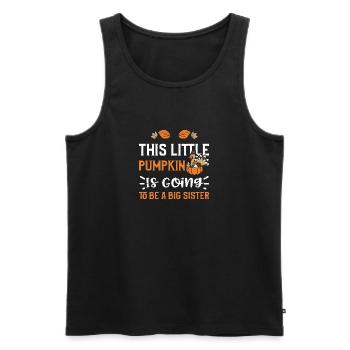 This Little Pumpkin Is Going To... - Men's Premium Organic Tank Top - black - Front - Michal (187cm)