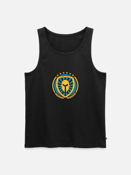 Knight Emblem 02 - Men's Premium Organic Tank Top - black