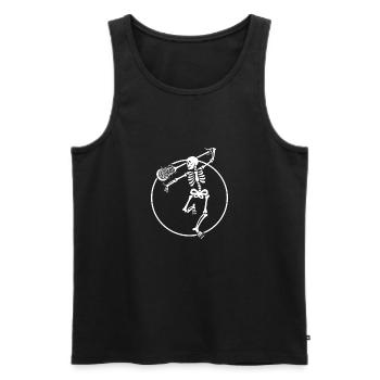 Lacrosse Lacrosse Player Lacrosse Relax Party - Men's Premium Organic Tank Top - black - Front - Michal (187cm)