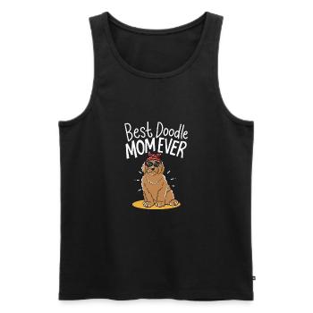 Best Doodle Mom Ever Animal Pet Dog Lover Mama - Men's Premium Organic Tank Top - black - Front - Michal (187cm)