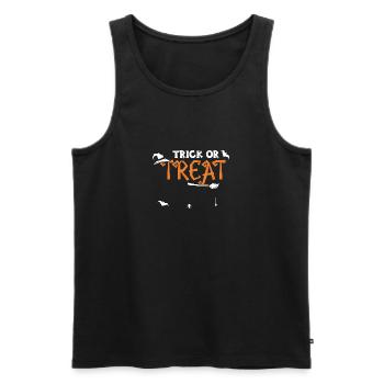 Trick Or Treat - Halloween - Débardeur bio Premium Homme - noir - Devant - AI Model Male 178 light (178cm)