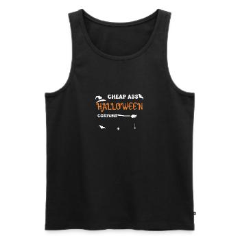 Cheap Ass Halloween Costume - Männer Premium Bio Tank Top - Schwarz - Vorne - Michal (187cm)