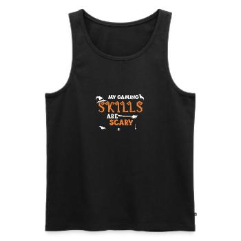 My Gaming Skills Are Scary - Men's Premium Organic Tank Top - black - Front - Michal (187cm)