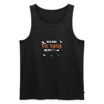 Ich Bin Die Mama Hexe - Halloween - Männer Premium Bio Tank Top - Schwarz - Vorne - Michal (187cm)
