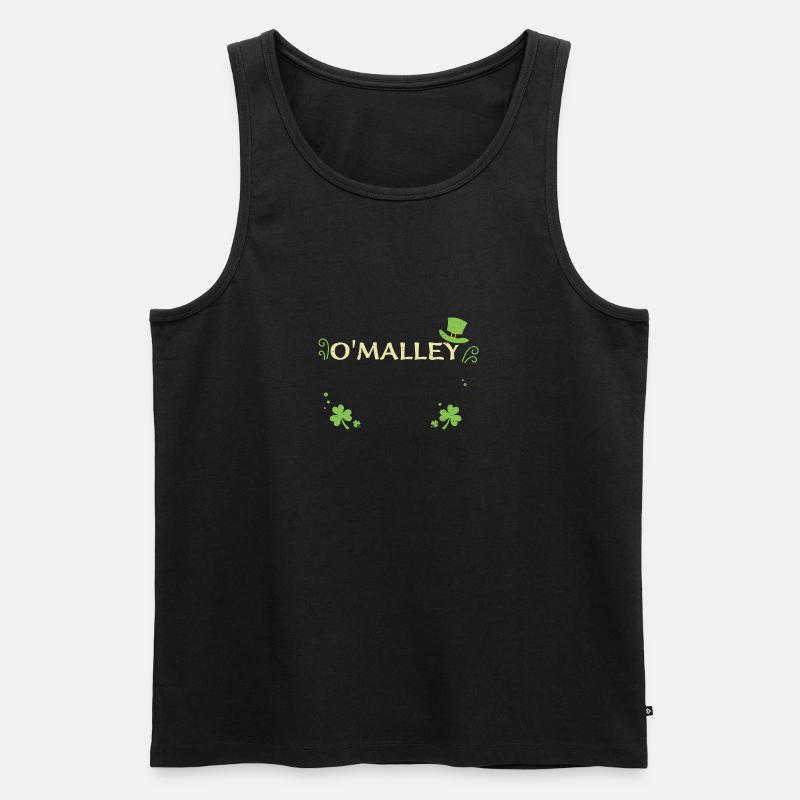 O'malley - St. Patrick's Day - Männer Premium Bio Tank Top - Schwarz