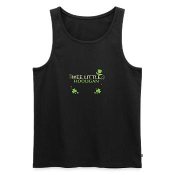 Wee Little Hooligan - Men's Premium Organic Tank Top - black - Front - AI Model Male 178 light (178cm)