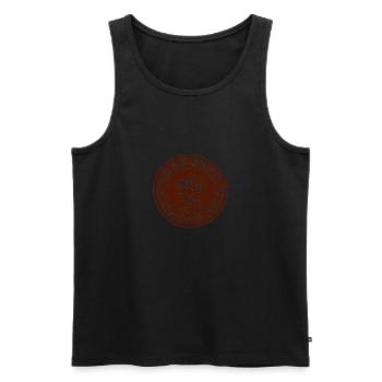Maya-Kalender Sonnenkalender Maya Horoskop - Männer Premium Bio Tank Top - Schwarz - Vorne - AI Model Male 178 light (178cm)